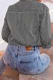 Striped Button-Down Shirt