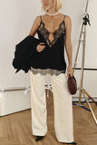 Lace-Trimmed Camisole Top