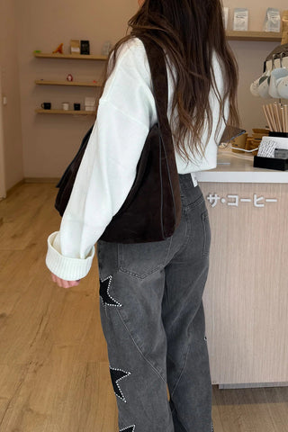 Star-Embellished Straight Jeans