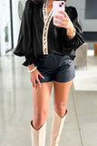 Elegant Puff Sleeve Blouse