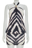 Halter Neck Casual Mini Dress