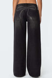 Wide-Leg Straight Jeans