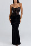 Elegant Lace Evening Gown