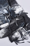 Distressed Fringe Casual Pants