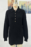 Button-Down Sweater Dress