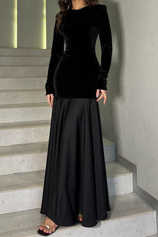 Elegant Floor-Length Evening Dress