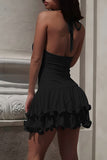 Flirty Button-Detail Casual Dress