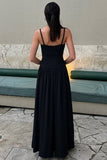 Elegant Ruched Long Casual Dress