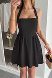 Halter Neck A-Line Sundress