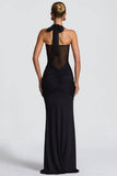 Halter Neck Evening Gown