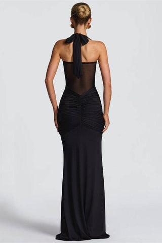 Halter Neck Evening Gown