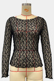 Long Sleeve Lace Top