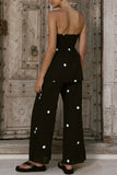 Strapless Polka Dot Pants Set