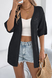 Versatile Open-Front Knit Cardigan