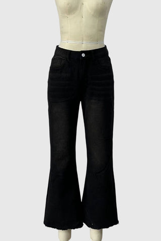 High-Waisted Flare Jeans