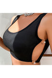 Ribbed Scoop Neck Crop Top