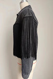 Fringe Denim Jacket