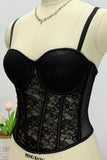 Lace-Detail Bustier Cami