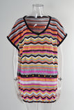 Vibrant Patterned Knit Cover-up