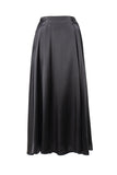 Elegant A-Line Midi Skirt