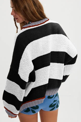 Striped Oversized Sweater