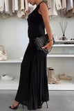 Elegant Button-Detail Skirt Set