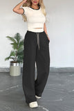 Crop Top and Wide-Leg Pants Set