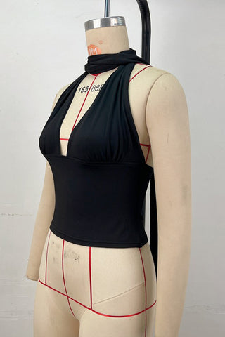 Stylish Halter Tank Top