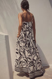 Printed Maxi Casual Dress