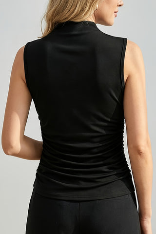 Asymmetric Ring-Detail Tank Top