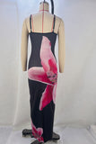 Bold Floral Print Sundress