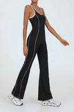 Flared Activewear Jumpsuit