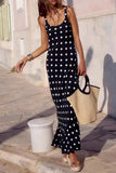 Polka Dot Maxi Dress
