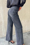 Studded Straight-Leg Jeans