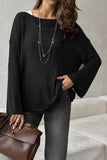 Classic Open Knit Relaxed Fit Top