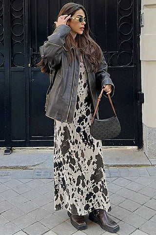 Effortless Printed Maxi Dress