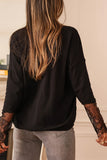 Chic V-Neck Long Sleeve Top