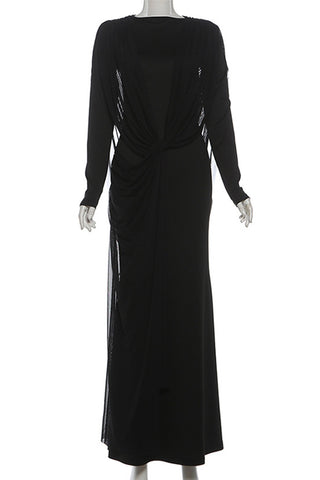 Elegant Ruched Evening Dress