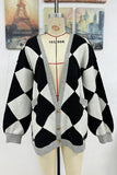 Geometric Patterned Cardigan