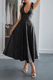 Halter Neck Midi Sundress