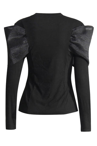 Statement Bow Long Sleeve T-Shirt