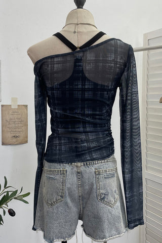Off-Shoulder Graphic T-Shirt