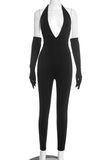 Elegant Halter Neck Jumpsuit