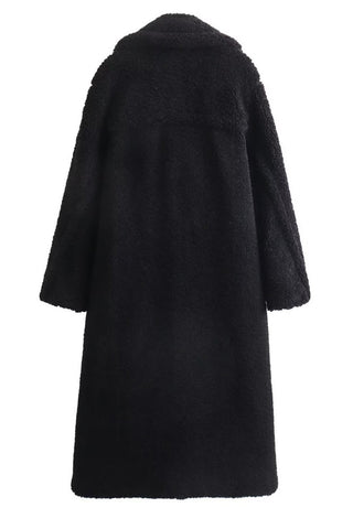 Cozy Longline Teddy Jacket