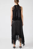 Lace Long Skirt Two-Piece Set