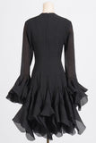 Flared Sleeve Casual Dress