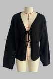 Casual Tie-Front Cardigan