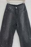 Embellished Straight-Leg Jeans