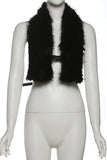 Faux Fur Buckled Shoulder Wrap