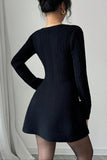 Button-Front Casual Dress